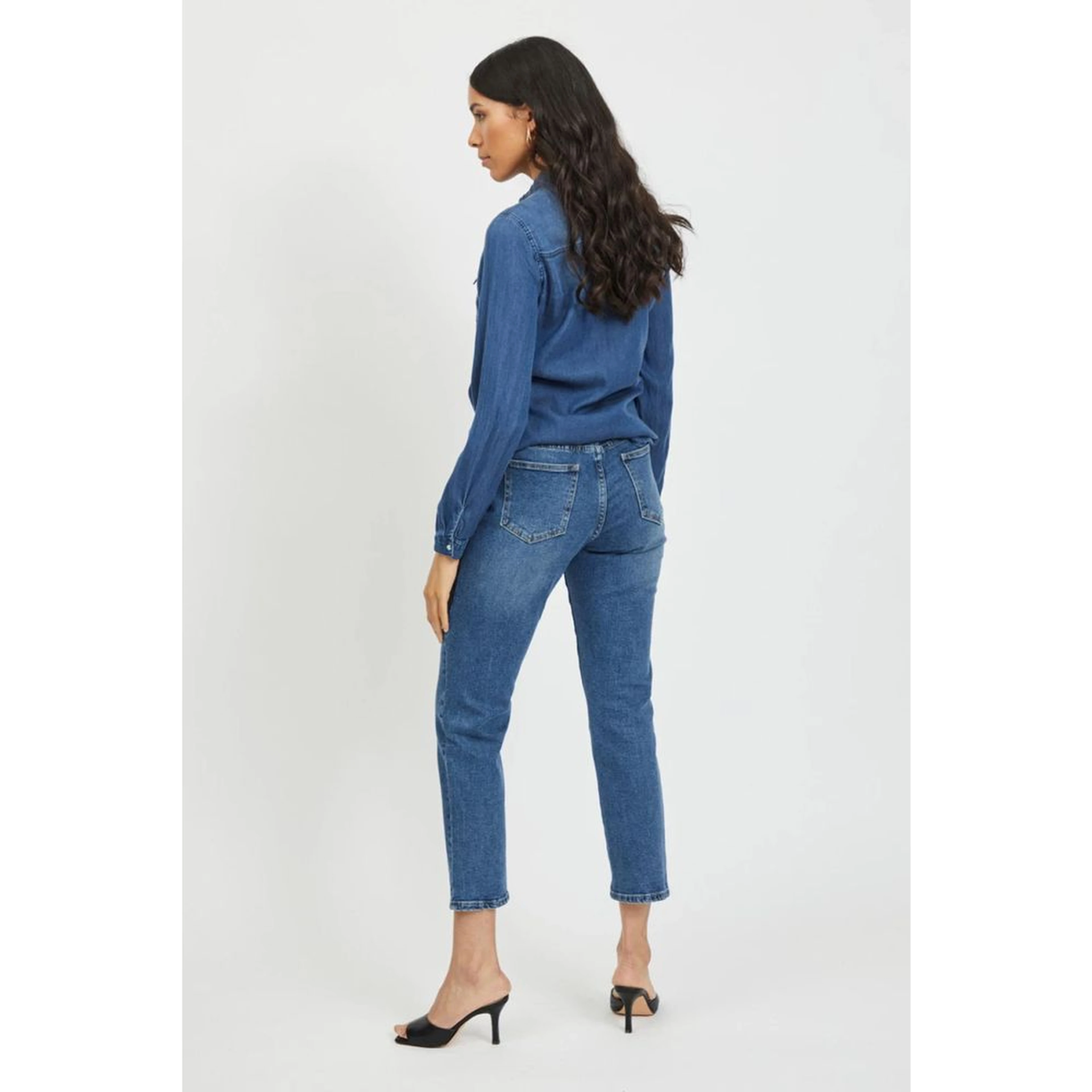 Blue Cotton Blouse