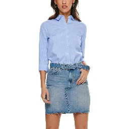 Blue Cotton Blouse