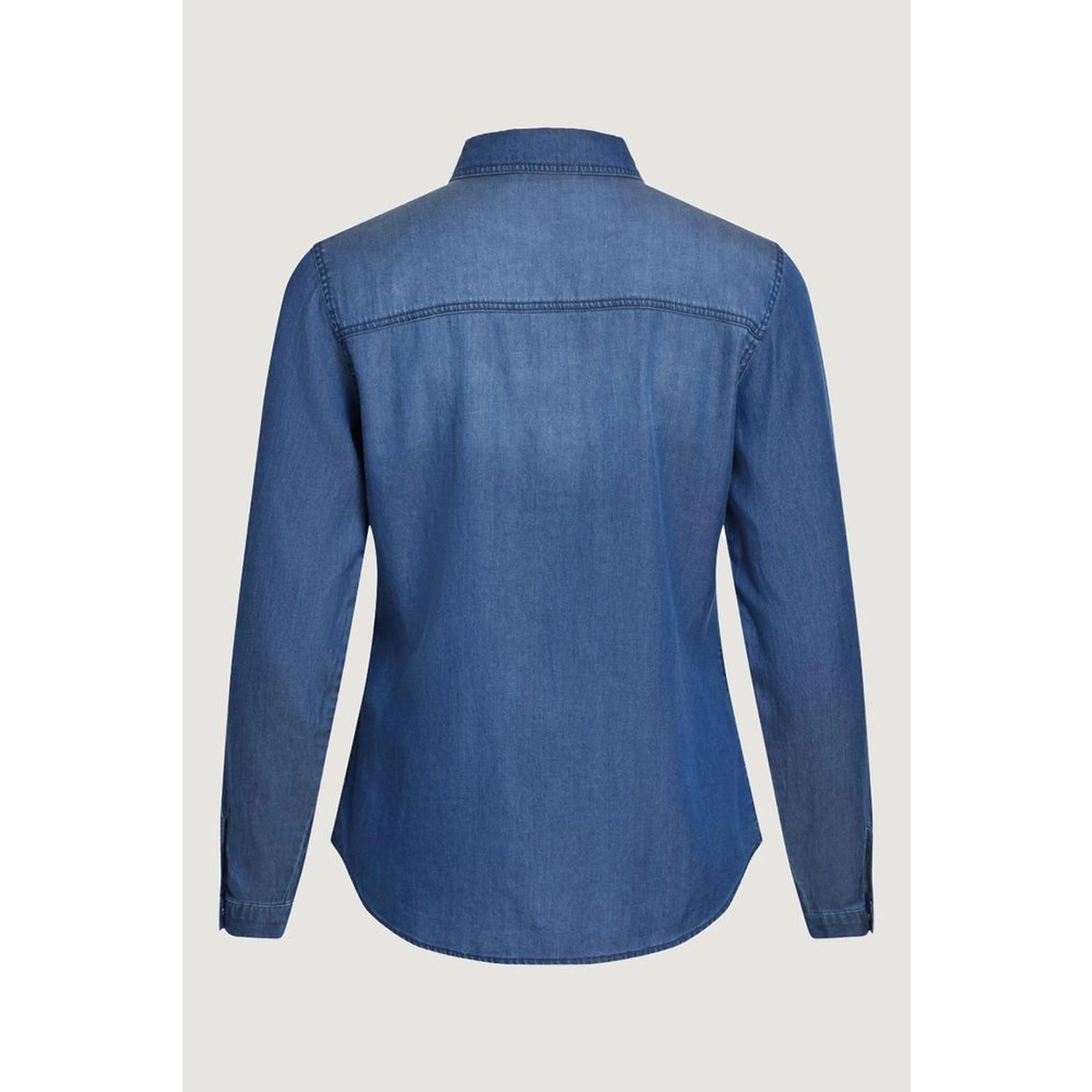 Blue Cotton Blouse