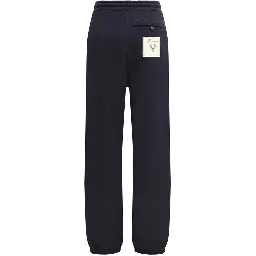Blue Cotton Joggers (Workout Pants)