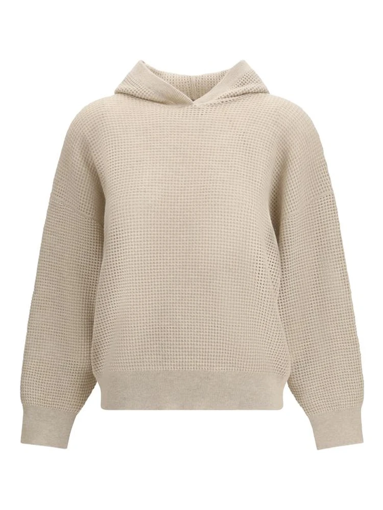 Beige Cashmere Sweatshirt
