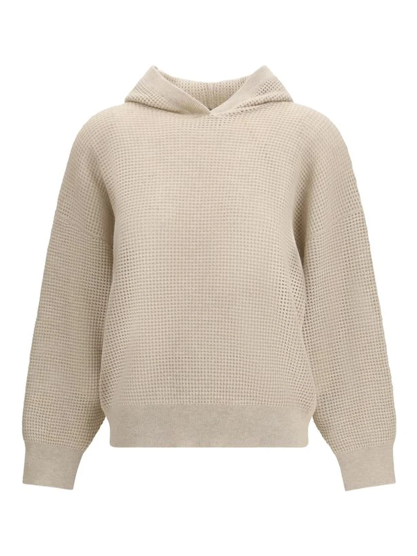 Beige Cashmere Sweatshirt