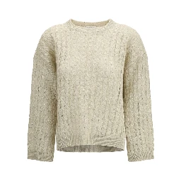 Beige Linen Sweatshirt