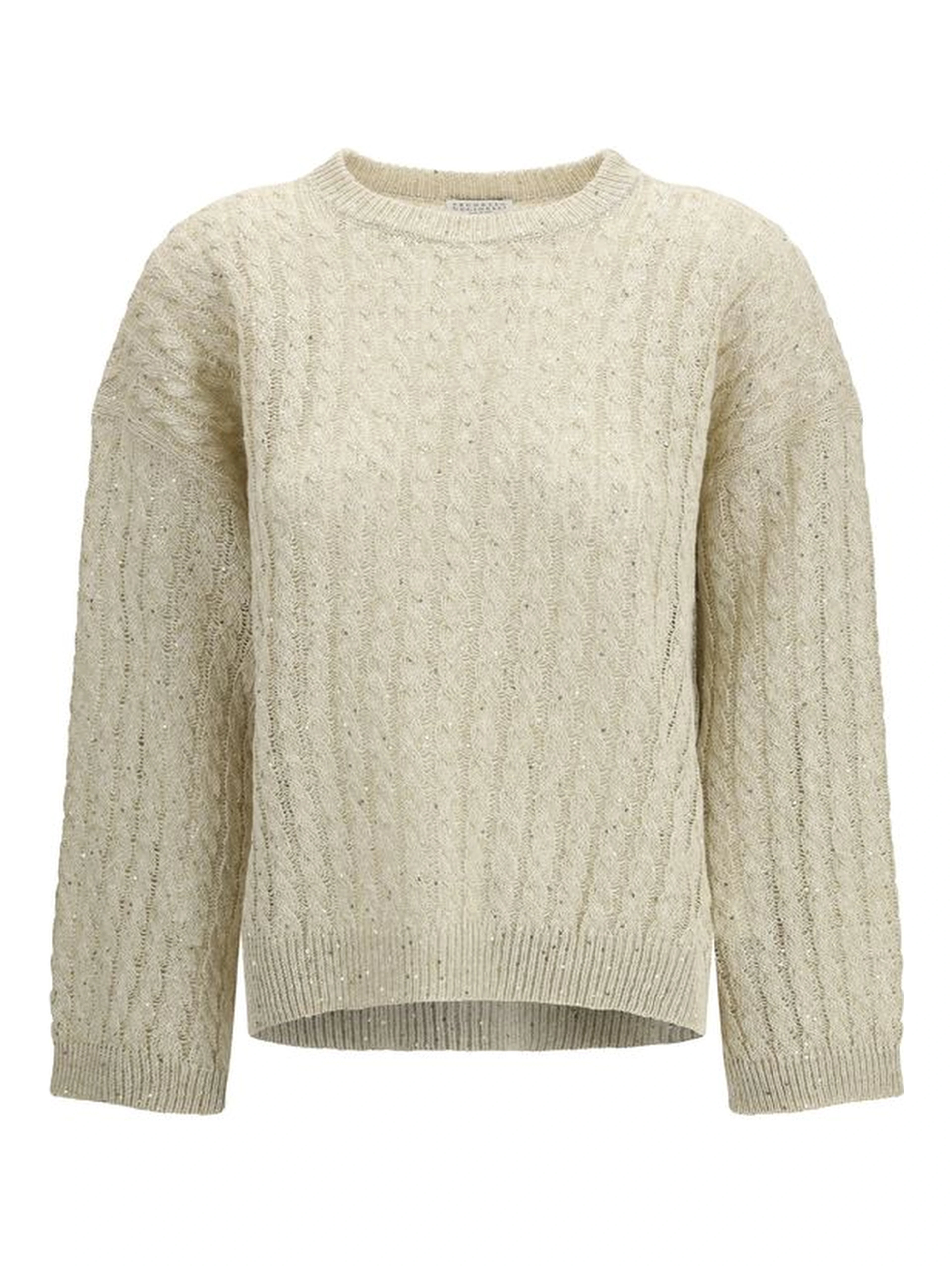 Beige Linen Sweatshirt