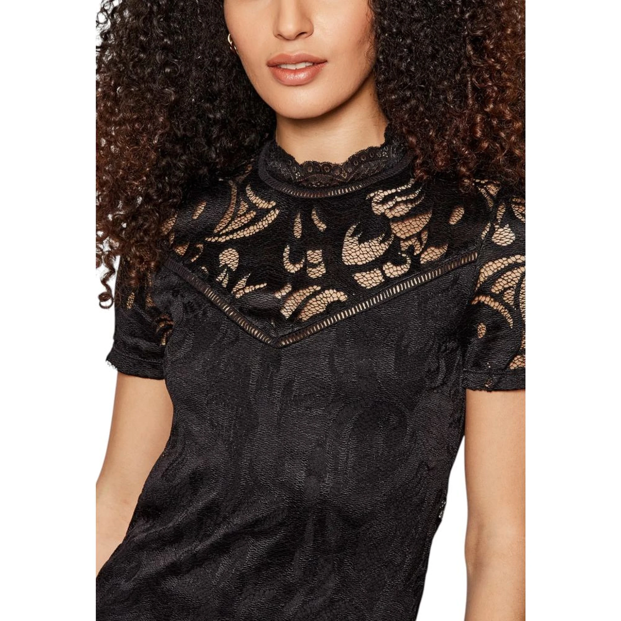 Black Polyamide T-Shirt