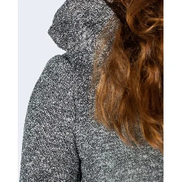 Gray Polyester Coat