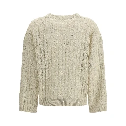 Beige Linen Sweatshirt