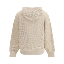 Beige Cashmere Sweatshirt