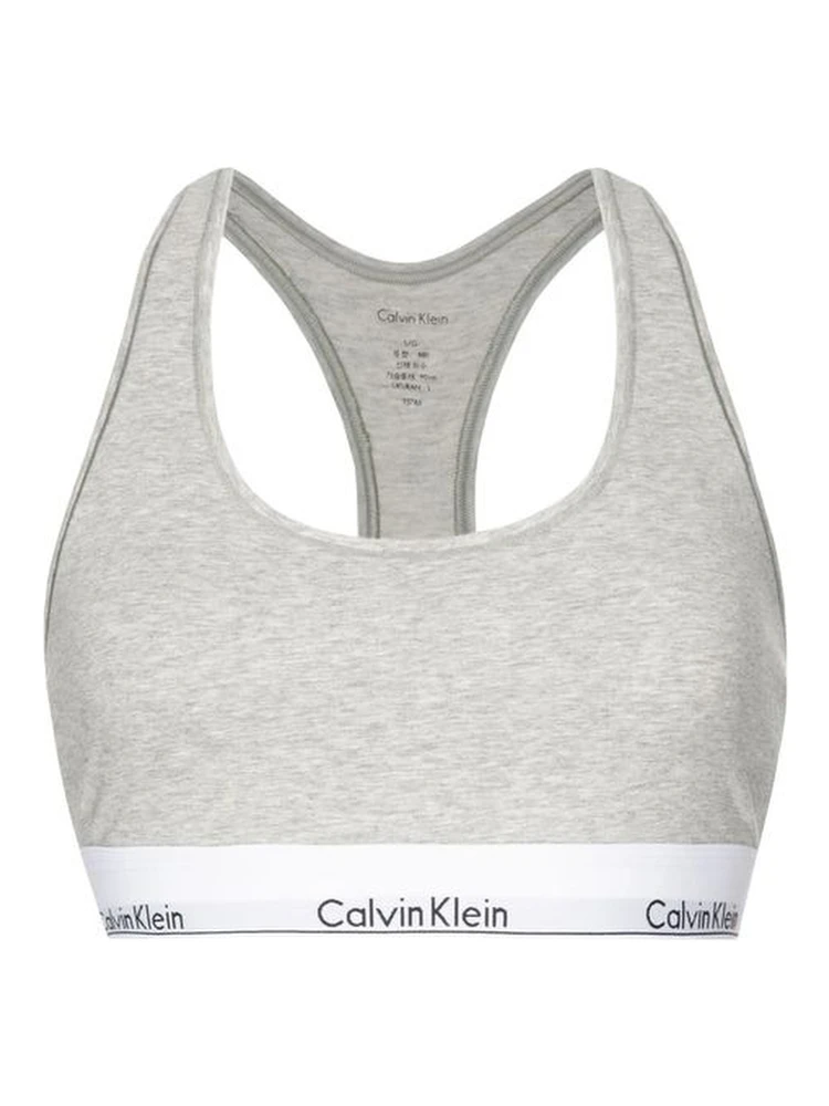 Gray Cotton Bra