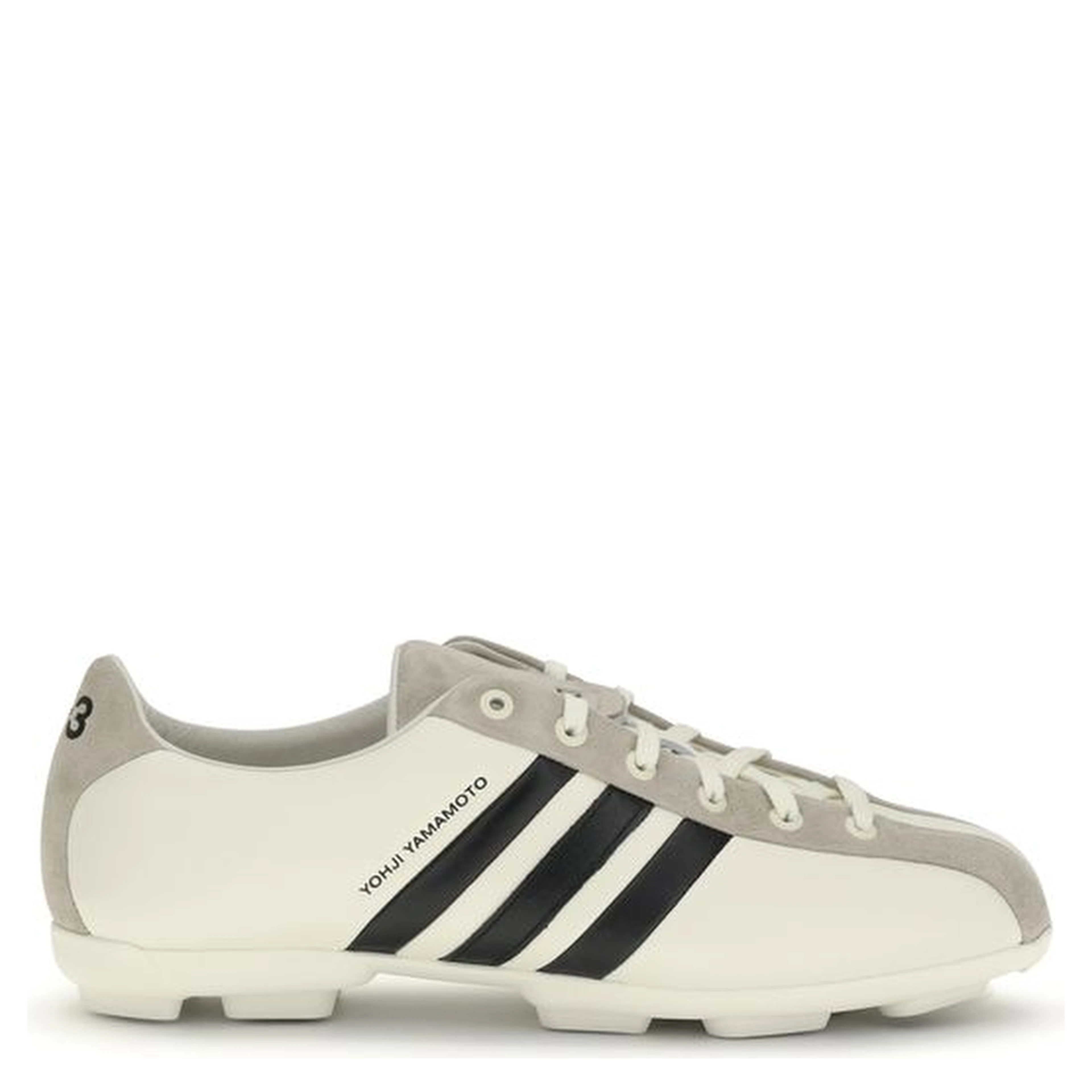 White Calf Leather Bos Taurus Athletic Sneakers
