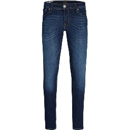 Blue Cotton Skinny Jeans