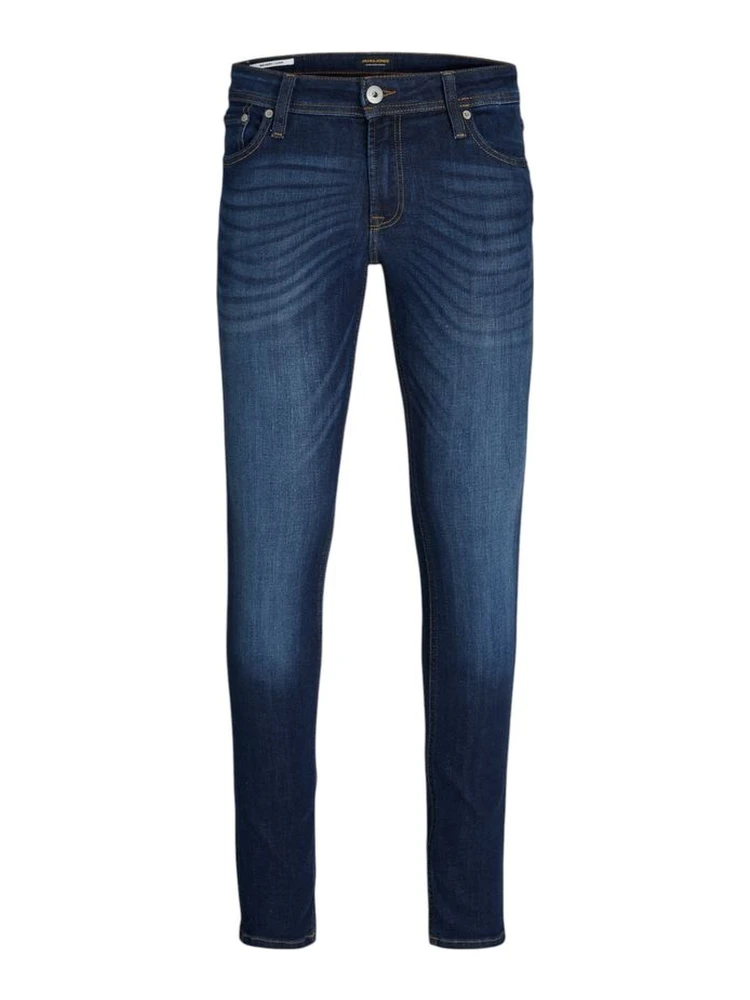 Blue Cotton Skinny Jeans