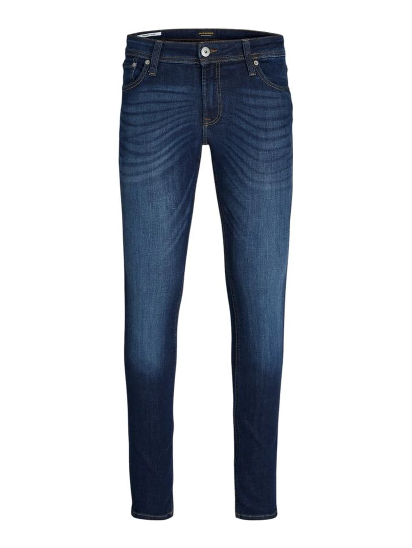 Blue Cotton Skinny Jeans