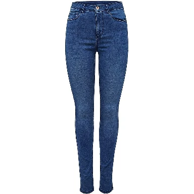 Light Blue Cotton Skinny Jeans