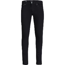 Black Cotton Skinny Jeans