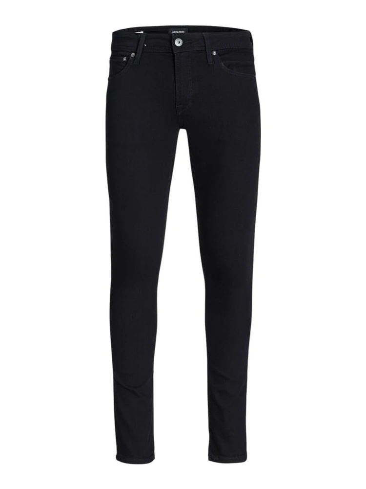 Black Cotton Skinny Jeans