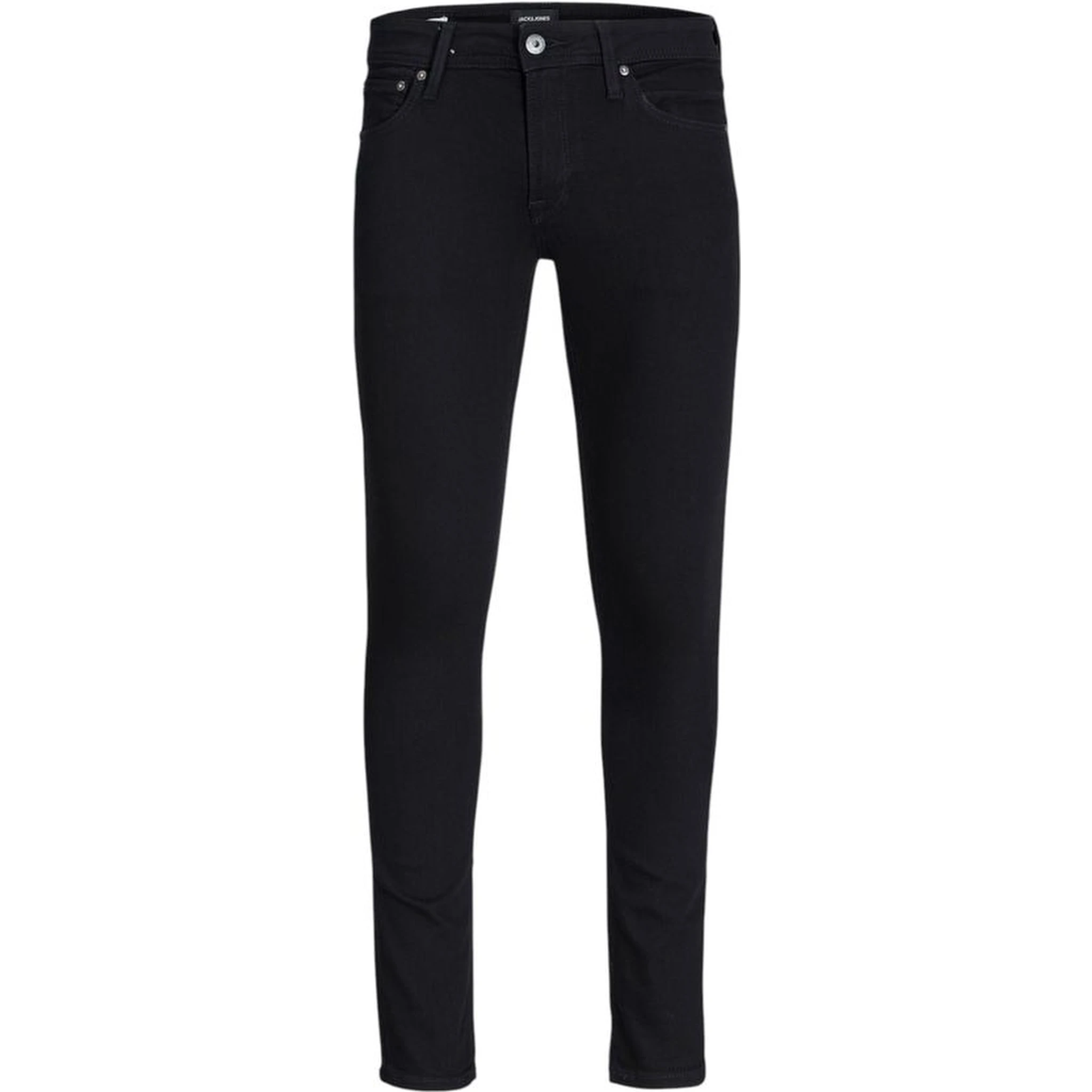 Black Cotton Skinny Jeans