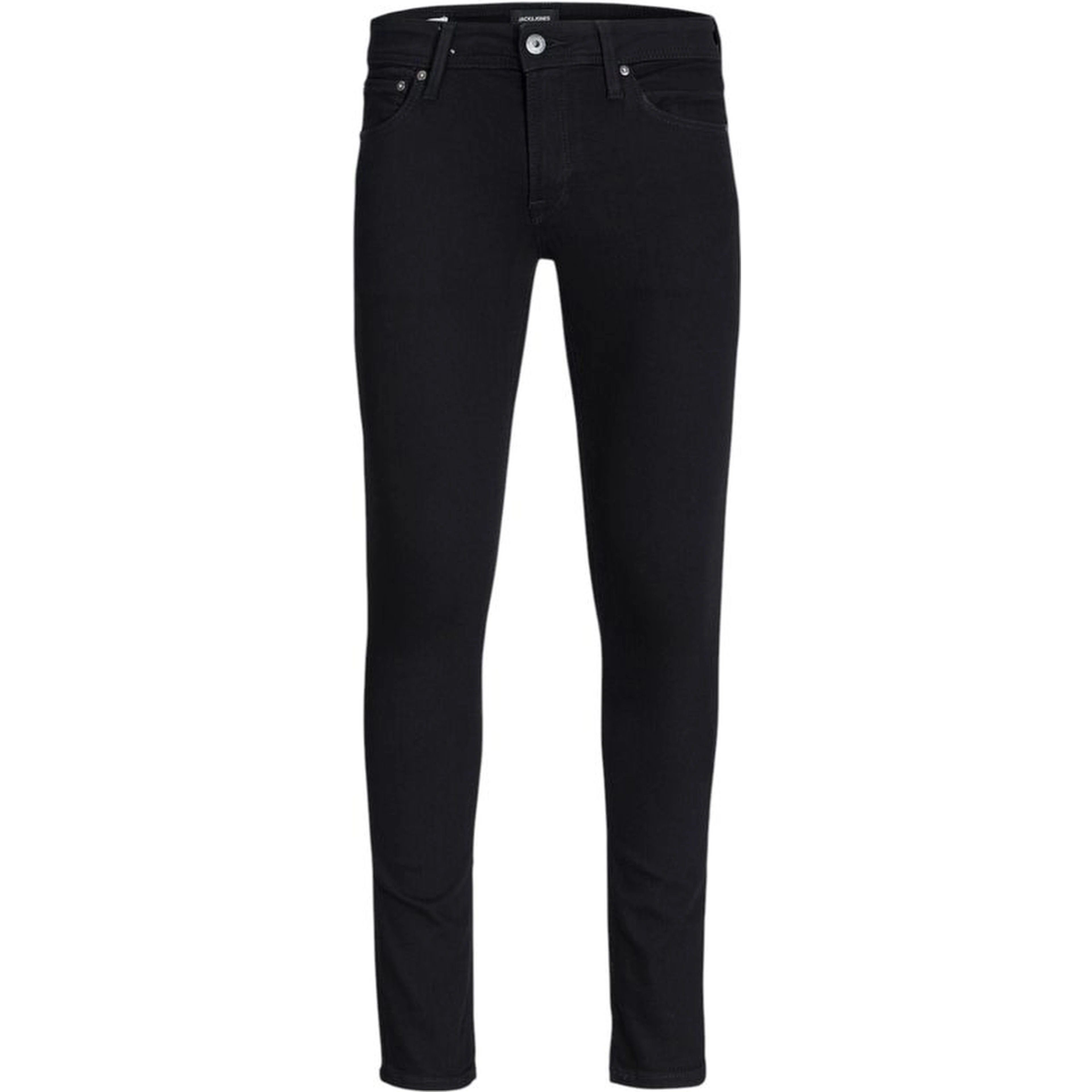 Black Cotton Skinny Jeans