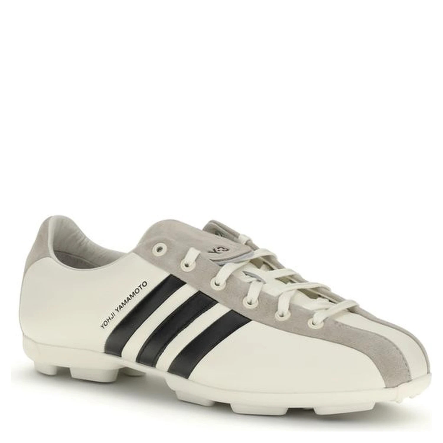White Calf Leather Bos Taurus Athletic Sneakers