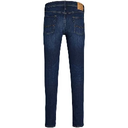 Blue Cotton Skinny Jeans