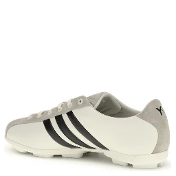 White Calf Leather Bos Taurus Athletic Sneakers