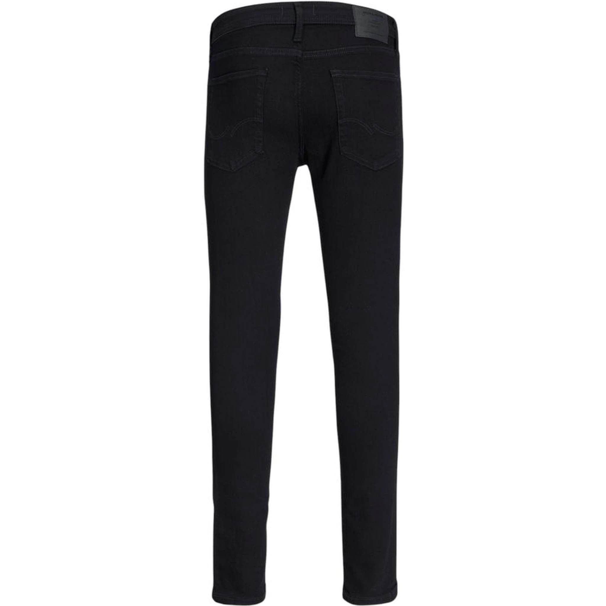 Black Cotton Skinny Jeans