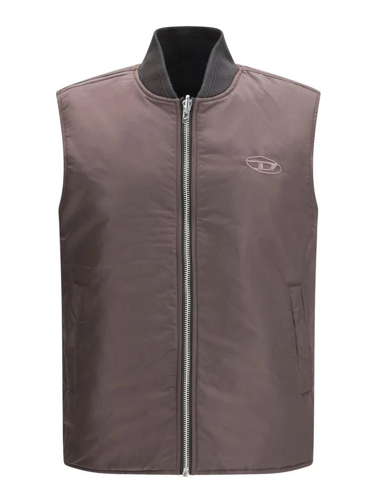 Brown Polyamide Sleveless Jacket alternative