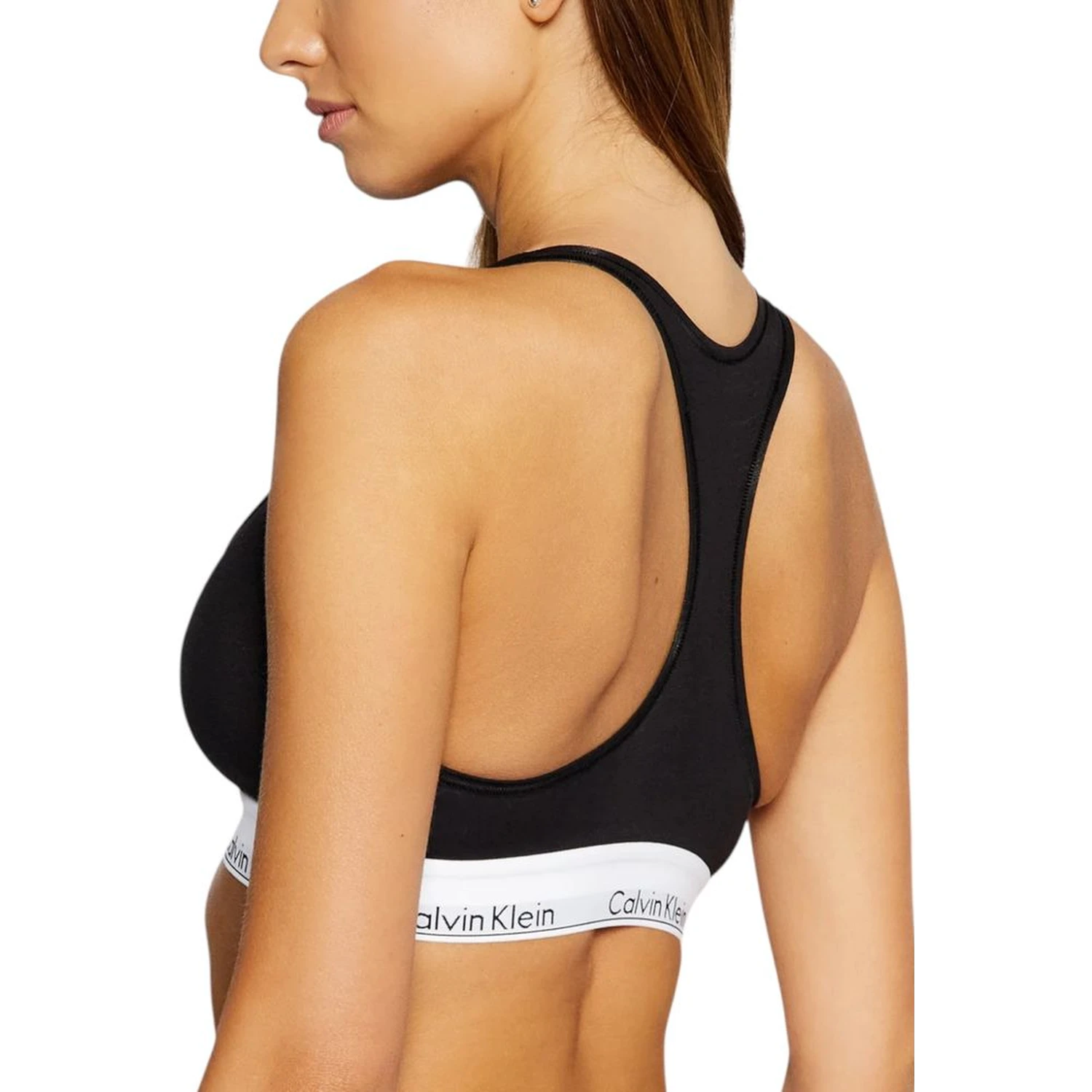 Black Cotton Bra