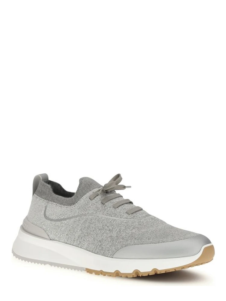 Gray Cotton Athletic Sneakers alternative