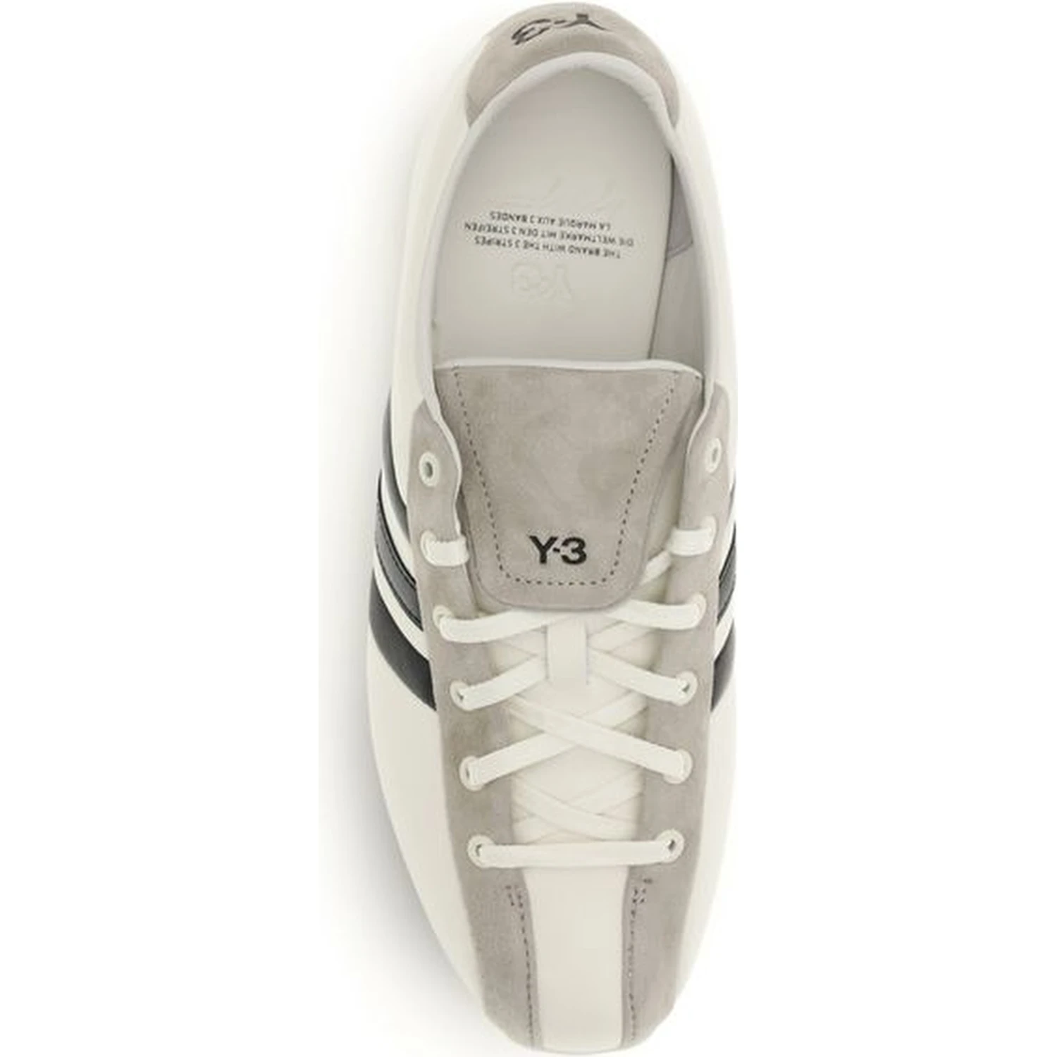 White Calf Leather Bos Taurus Athletic Sneakers