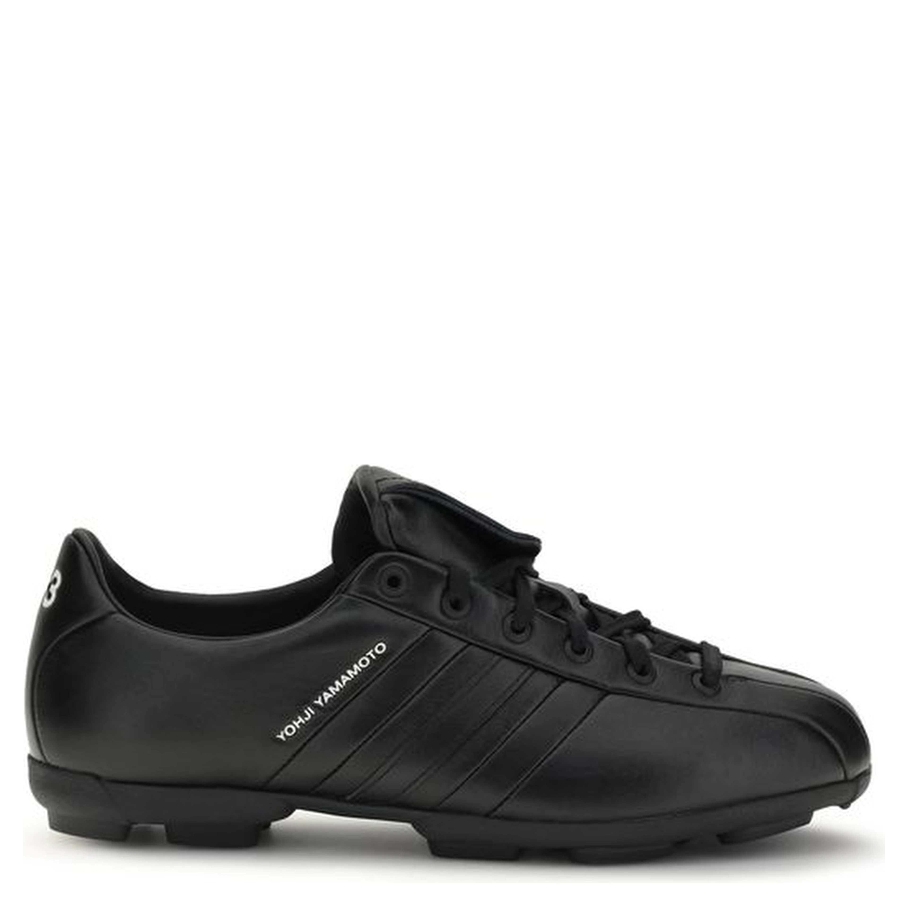 Black Calf Leather Bos Taurus Athletic Sneakers