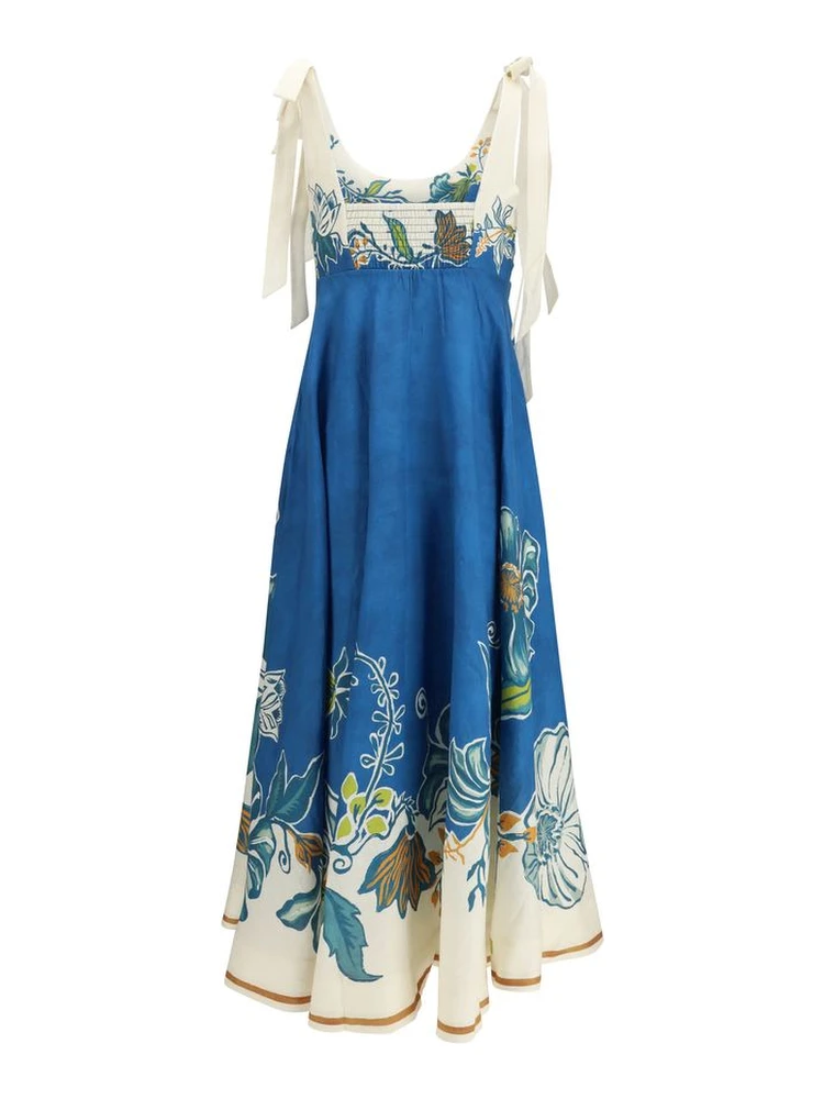 Blue Linen Casual Dress alternative