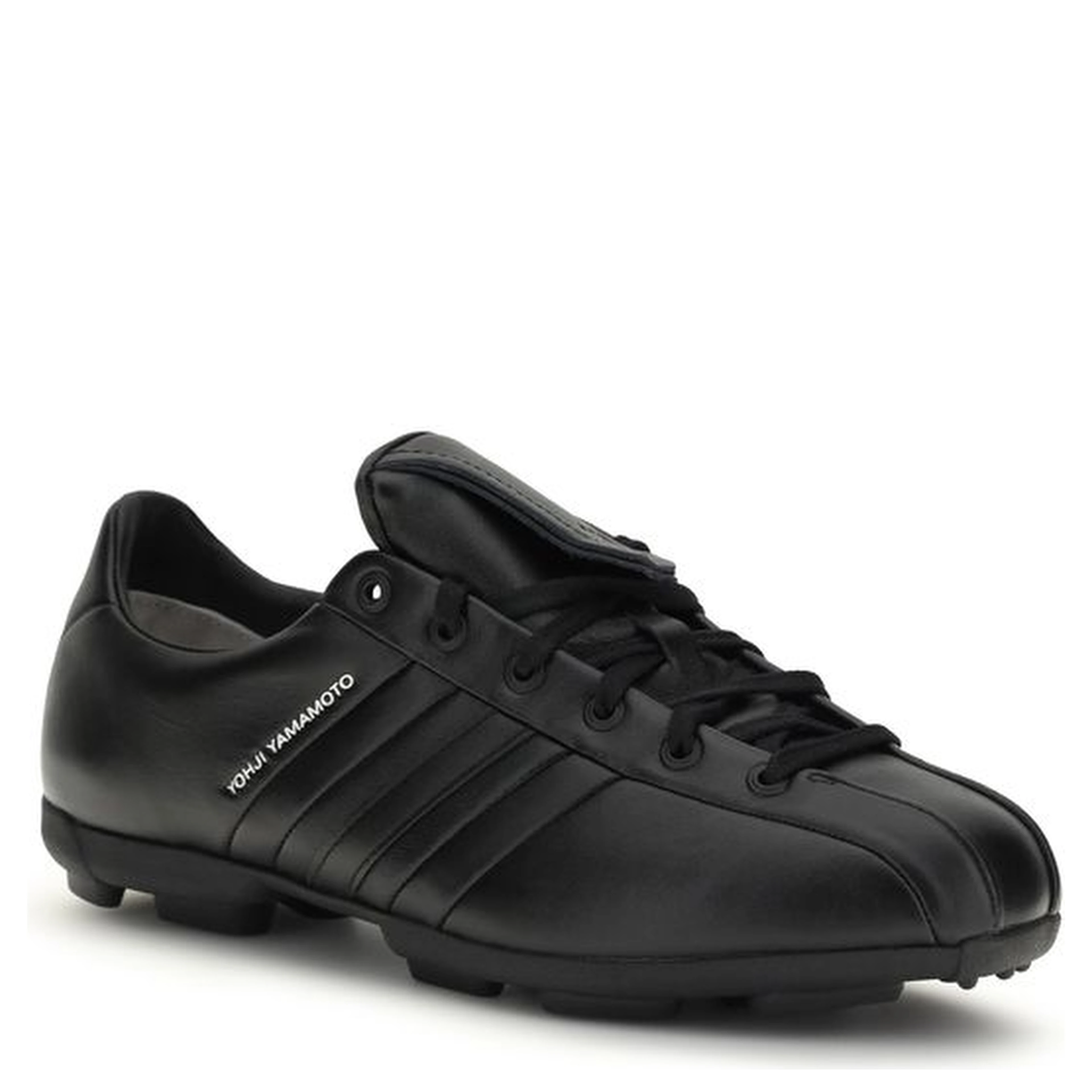 Black Calf Leather Bos Taurus Athletic Sneakers
