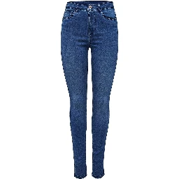 Light Blue Cotton Skinny Jeans