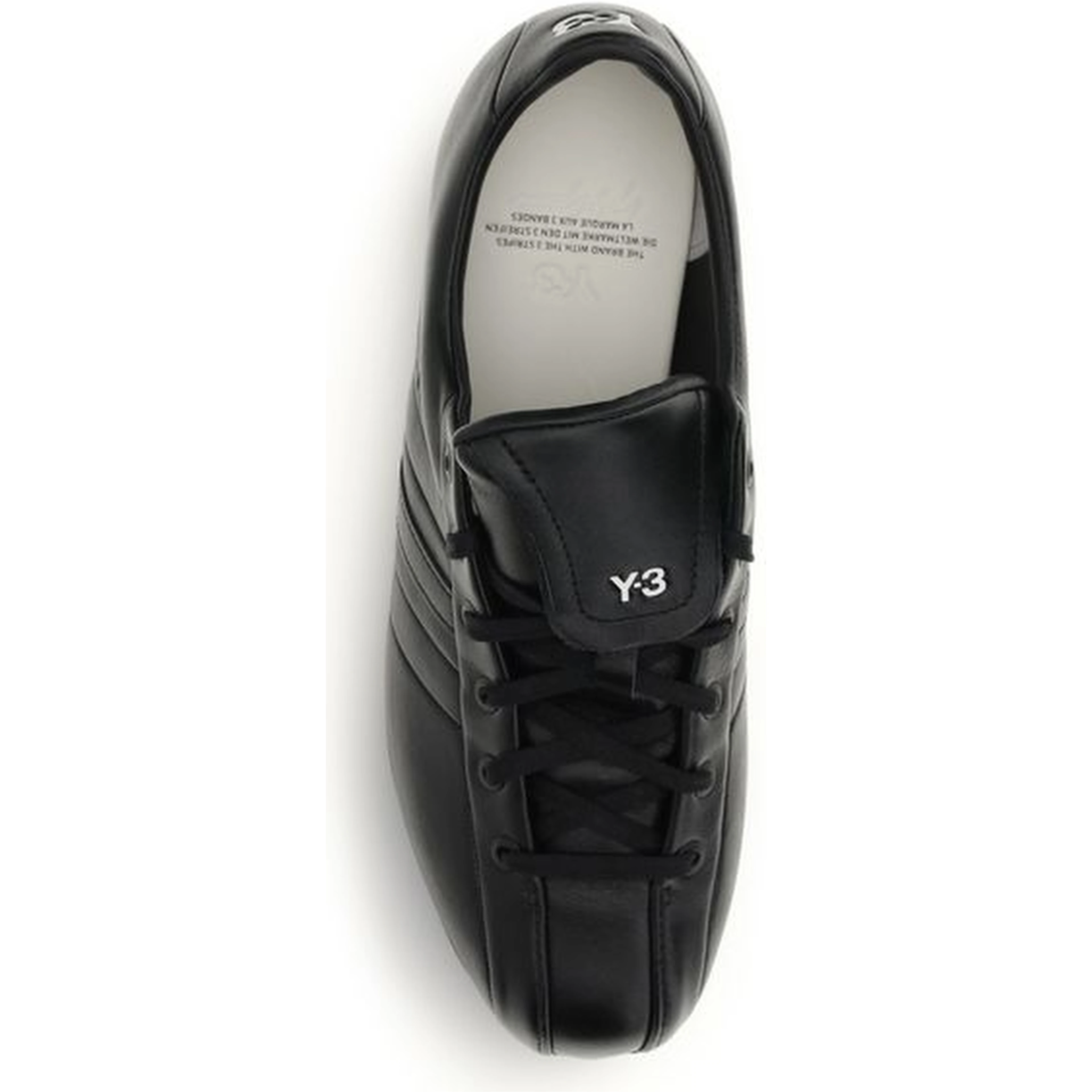 Black Calf Leather Bos Taurus Athletic Sneakers