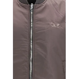 Brown Polyamide Sleveless Jacket