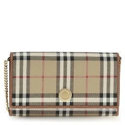 Beige Polyethylene Clutch Bag