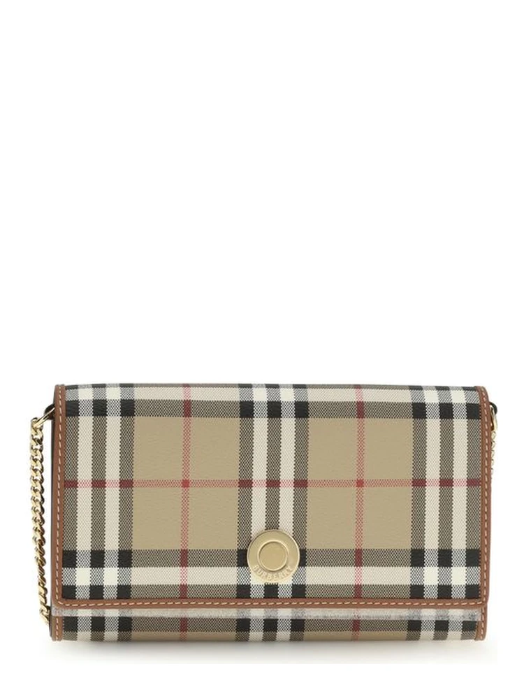 Beige Polyethylene Clutch Bag