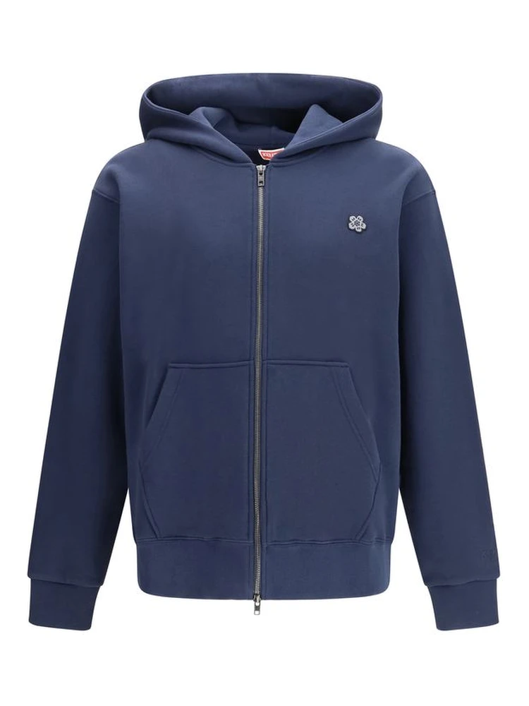 Blue Cotton Sweatshirt