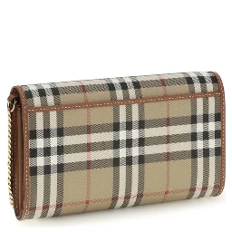 Beige Polyethylene Clutch Bag