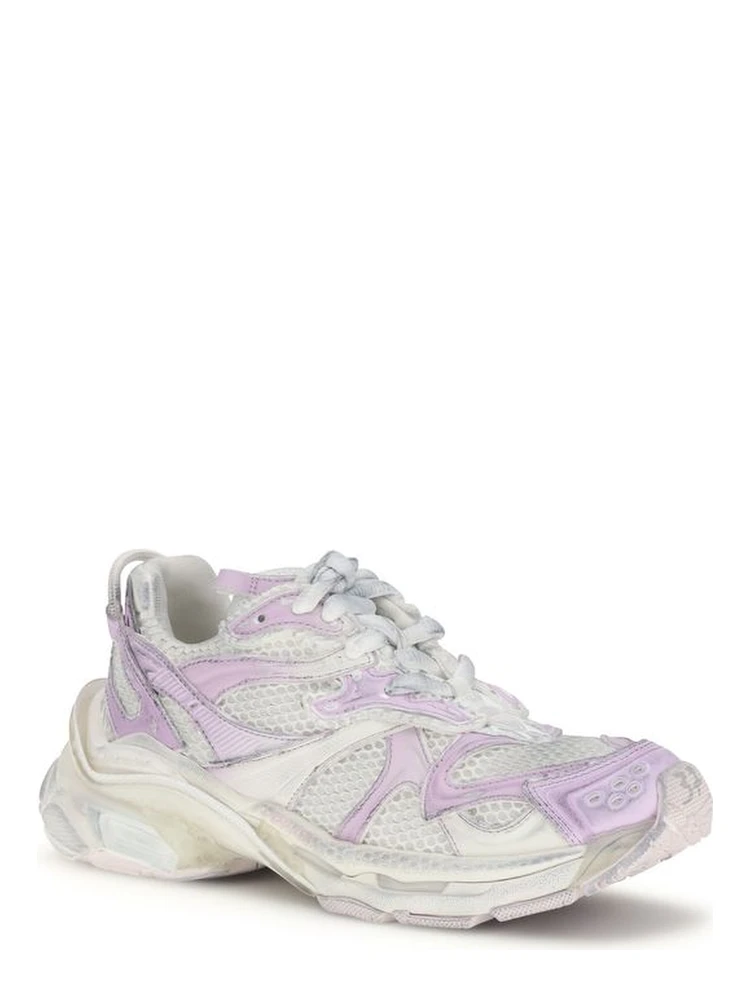 Multicolor Polyurethane Athletic Sneakers