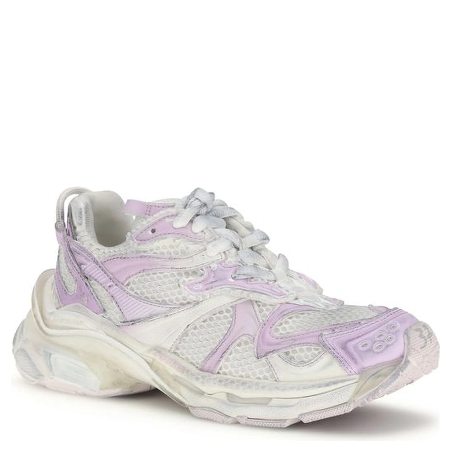 Multicolor Polyurethane Athletic Sneakers