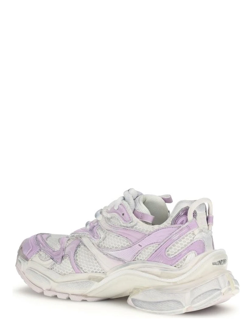 Multicolor Polyurethane Athletic Sneakers
