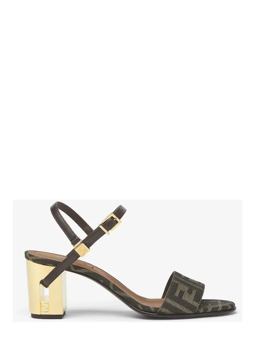 "Delfina" heeled sandals