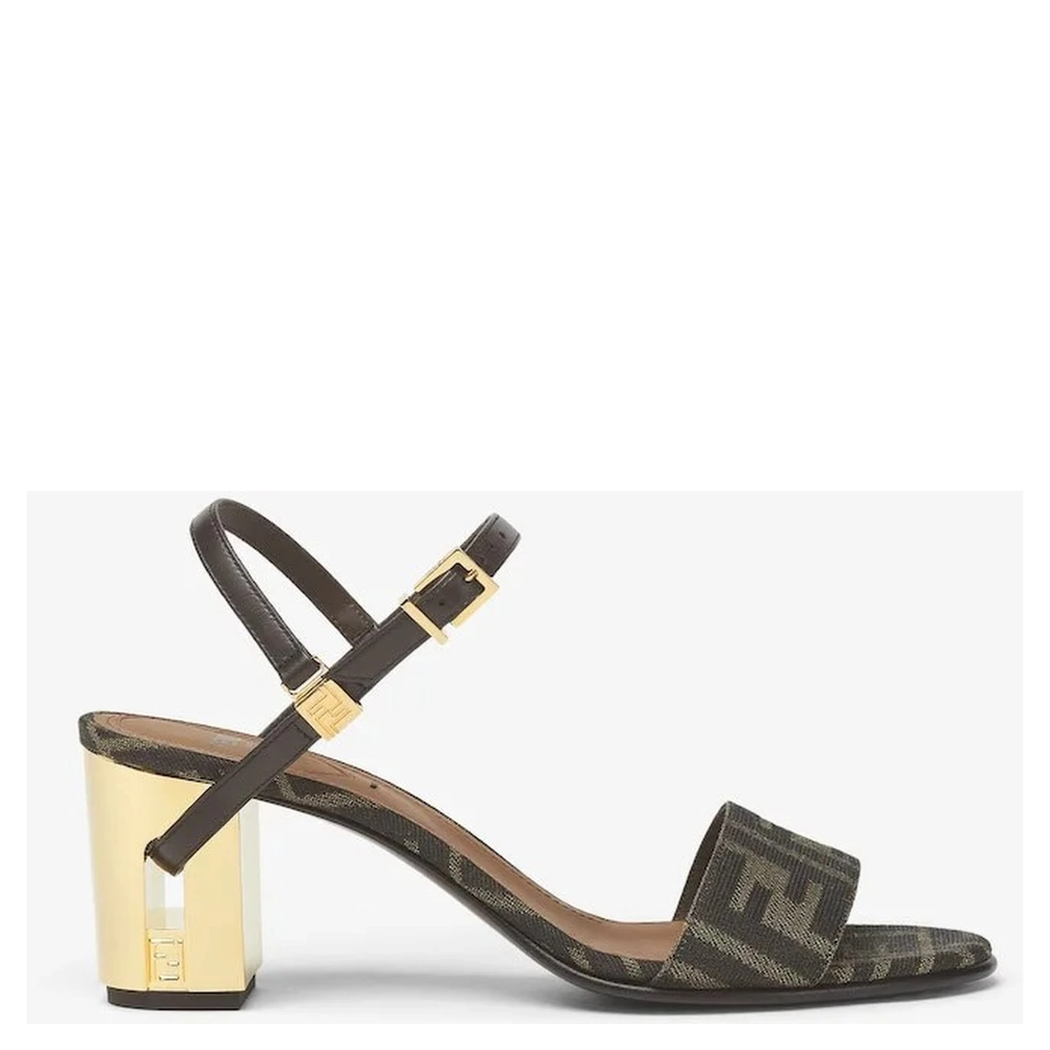 "Delfina" heeled sandals