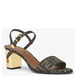 "Delfina" heeled sandals