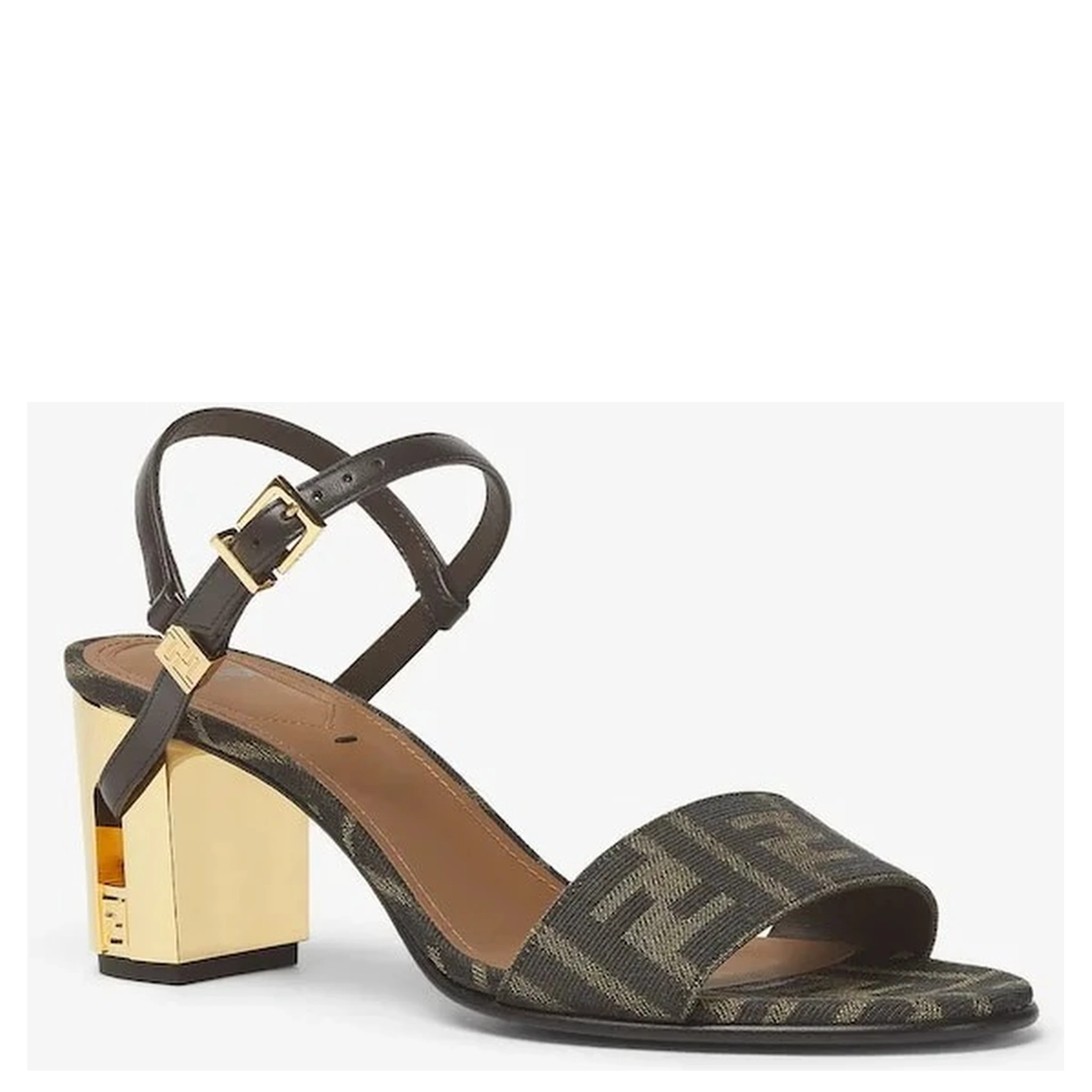 "Delfina" heeled sandals