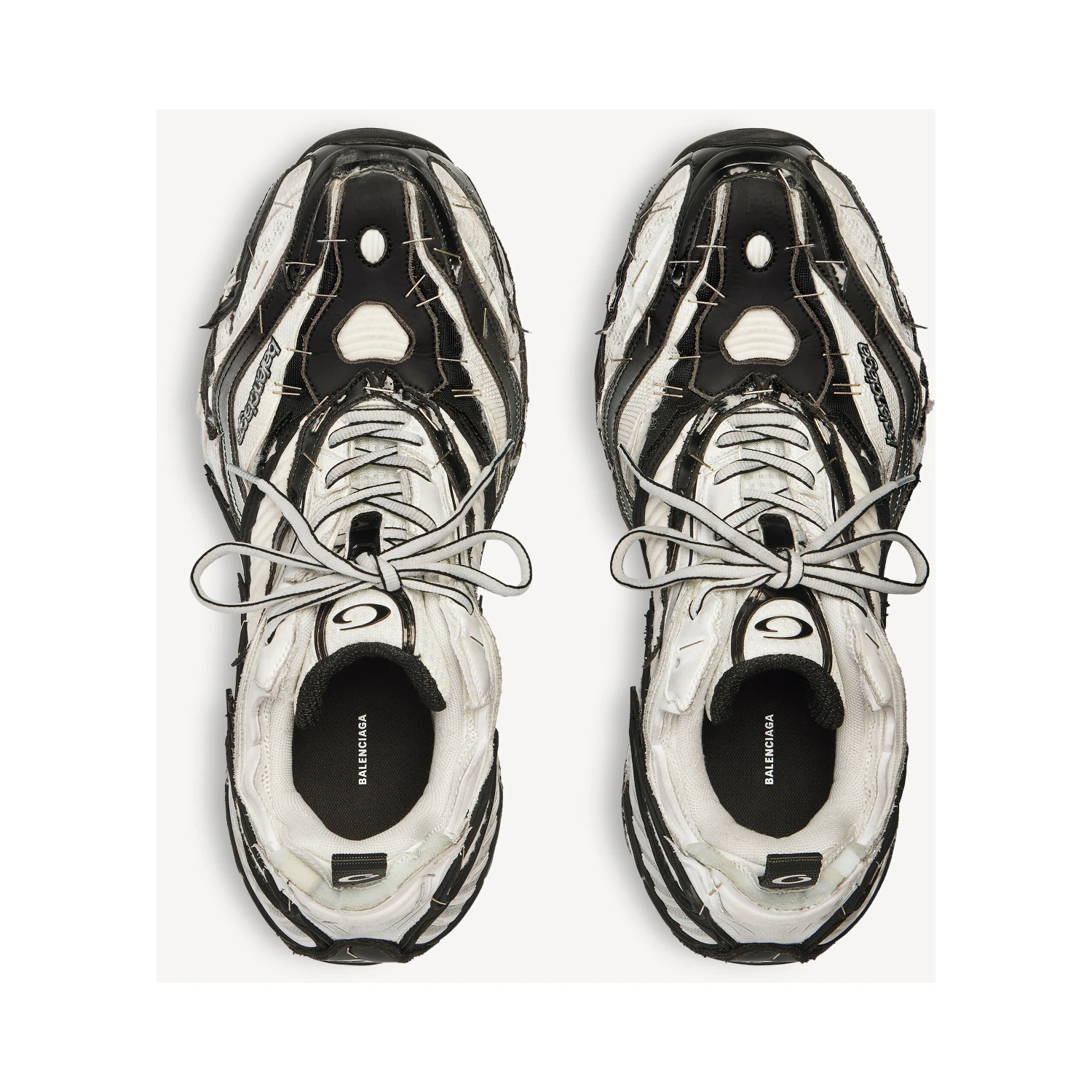 "Soleless" sneakers