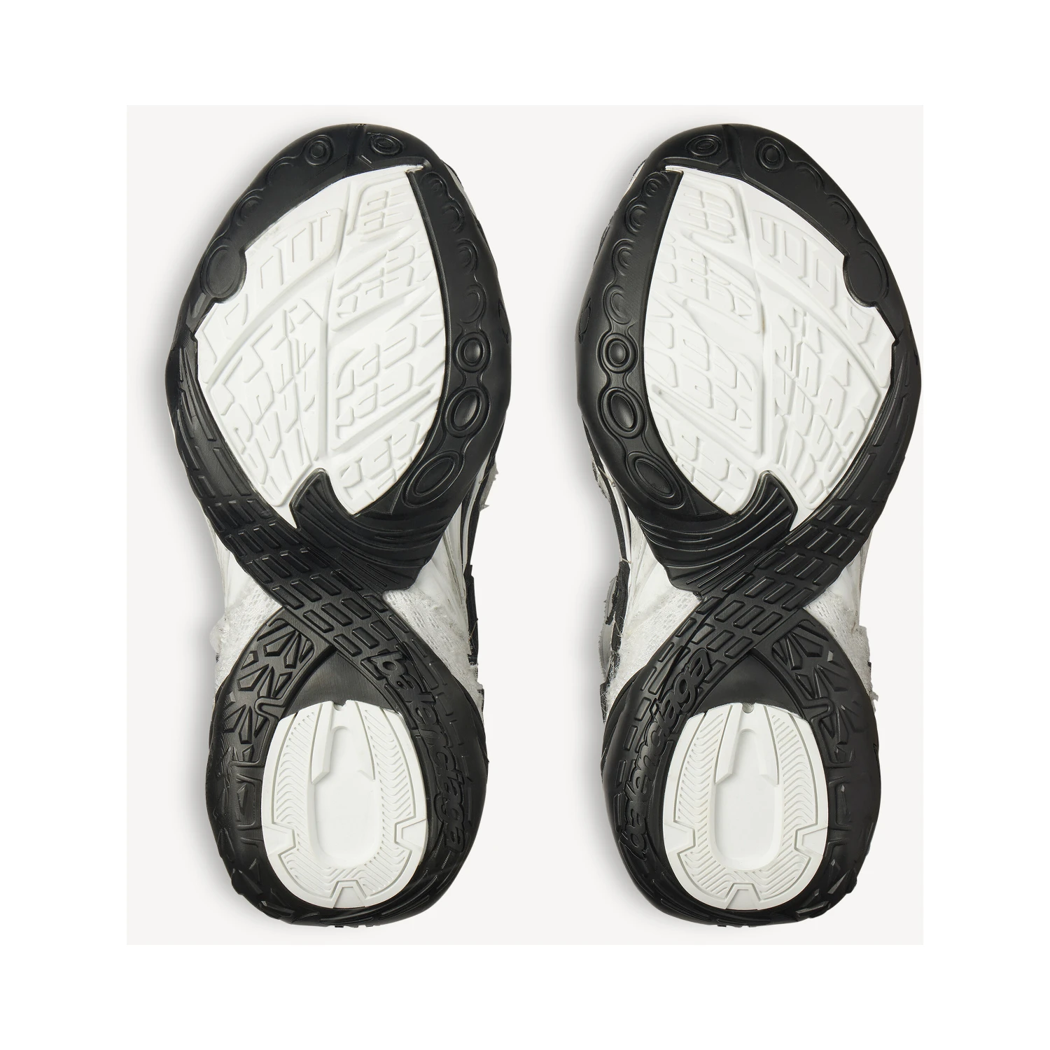 "Soleless" sneakers