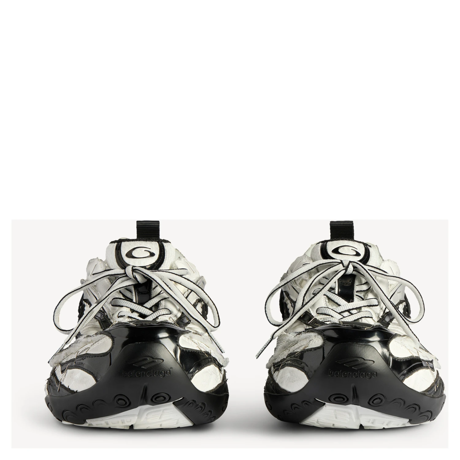 "Soleless" sneakers